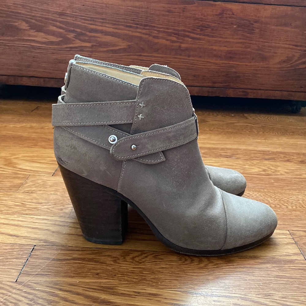 Rag&Bone Grey Leather Booties